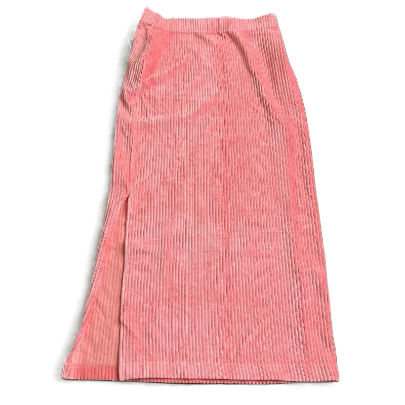 Maxi skirts in lightweight linen for summerPink Skirt Midi By Free People, Size: S Maxi skirts in lightweight linen for summerPink Skirt Midi By Free People, Size: S