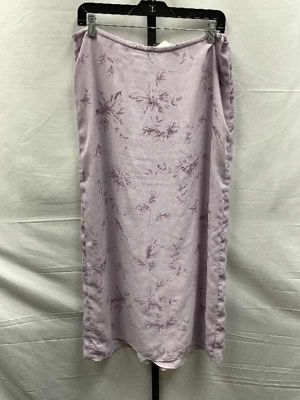 Pencil skirts with a front zipper detailPurple Skirt Maxi Lane Bryant, Size Xl