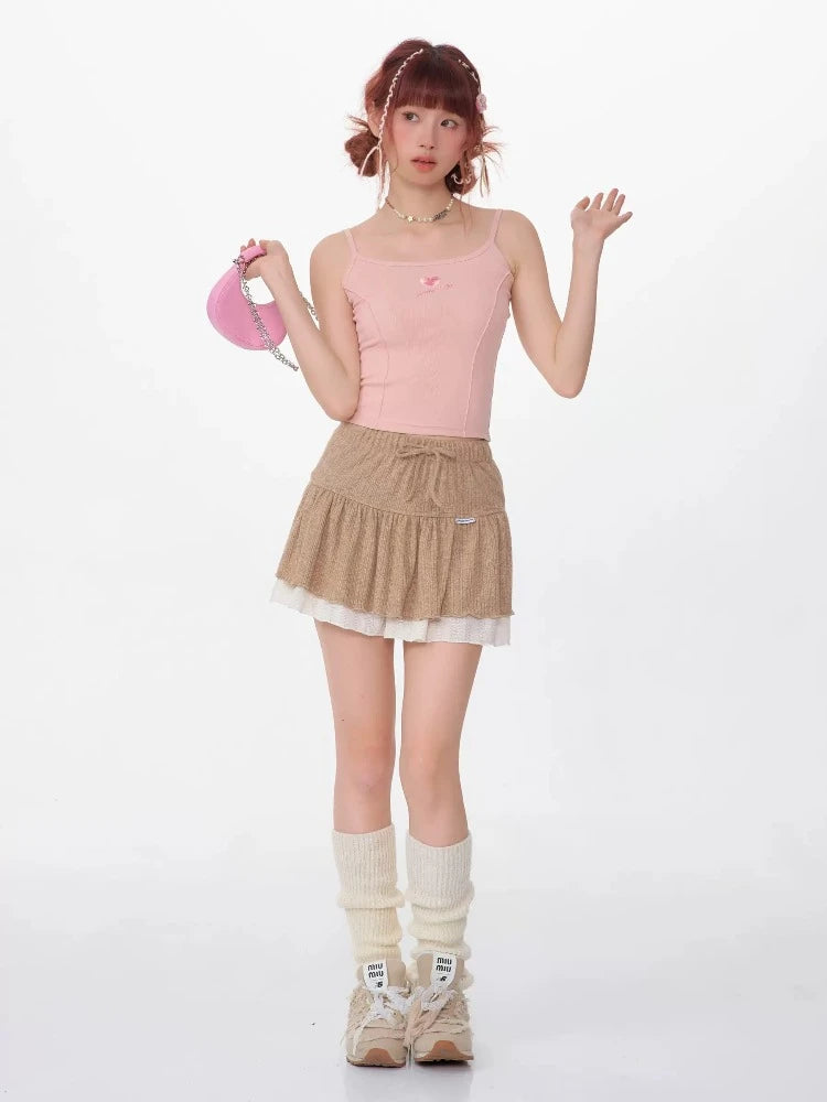 Skirts with side slits for added movementWaist slim cake skirt【s0000007539】