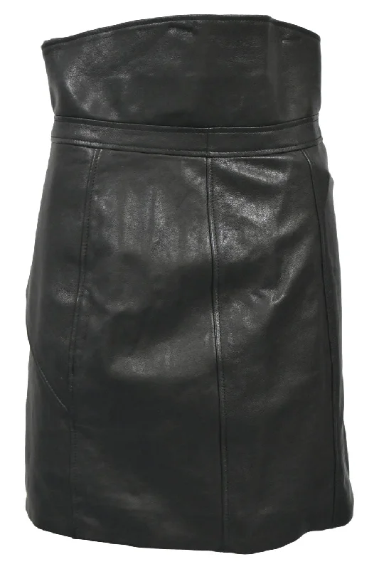 Ruffled skirts in a bold, solid color[WW43472] Saint Laurent | Mini Skirt