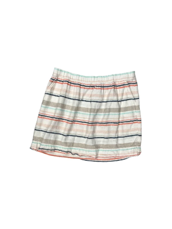 Denim skirts with a flapped pocketStriped Pattern Skirt Midi Sonoma, Size 14