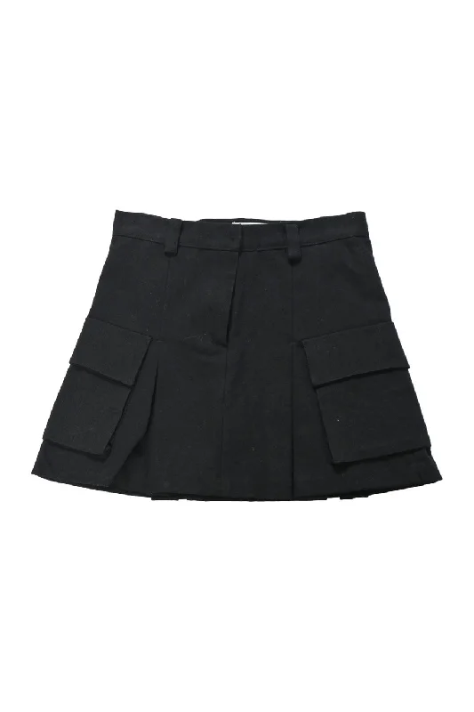 Printed silk skirts in a vibrant color[WW43139] The Frankie Shop | Mini Skirt