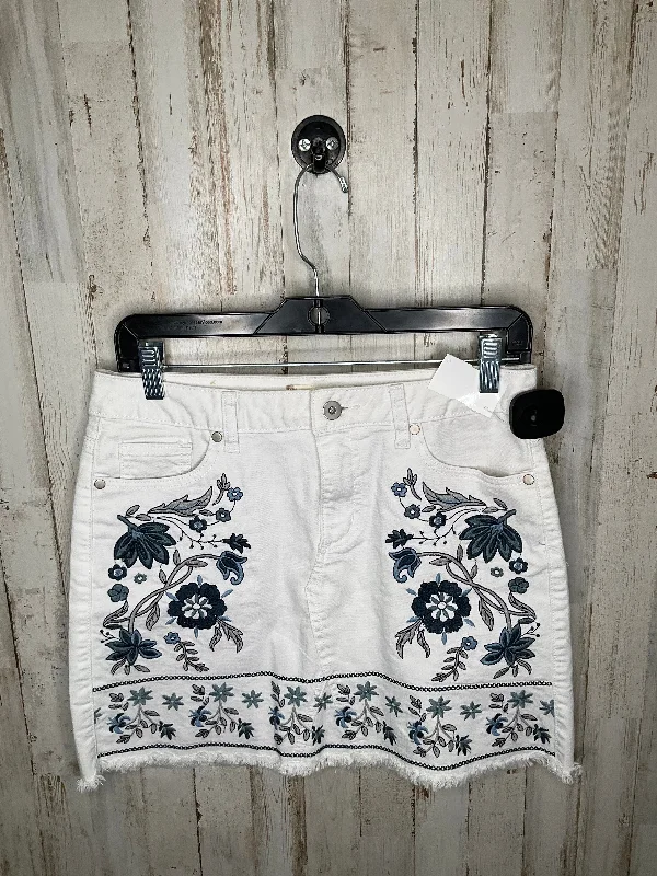 High waisted skirts with a tulip shapeWhite Skirt Mini & Short Altard State, Size S