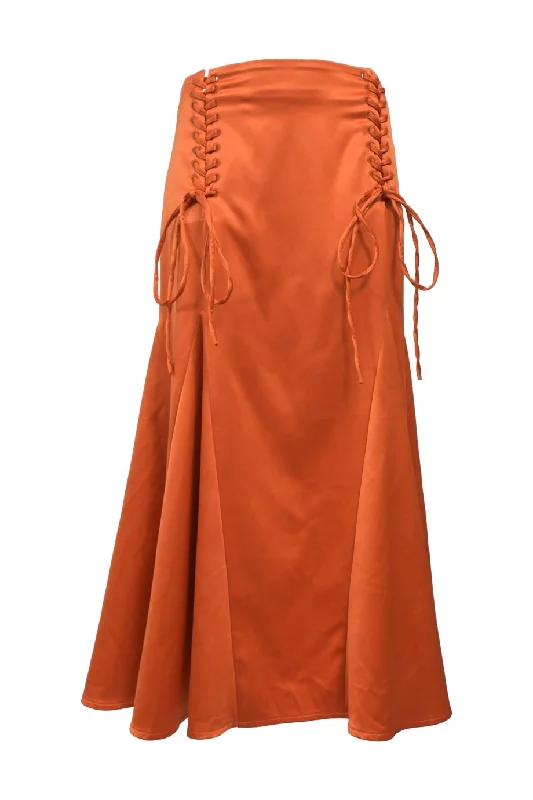 Maxi skirts in a sustainable fabric option[WW42645] YCH | Midi Skirt