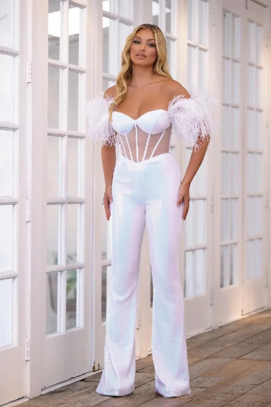 Maxi Dresses with Ethnic Embroidery for Cultural EventsAva Presley Corset Feather Jumpsuit 39577 Maxi Dresses with Ethnic Embroidery for Cultural EventsAva Presley Corset Feather Jumpsuit 39577