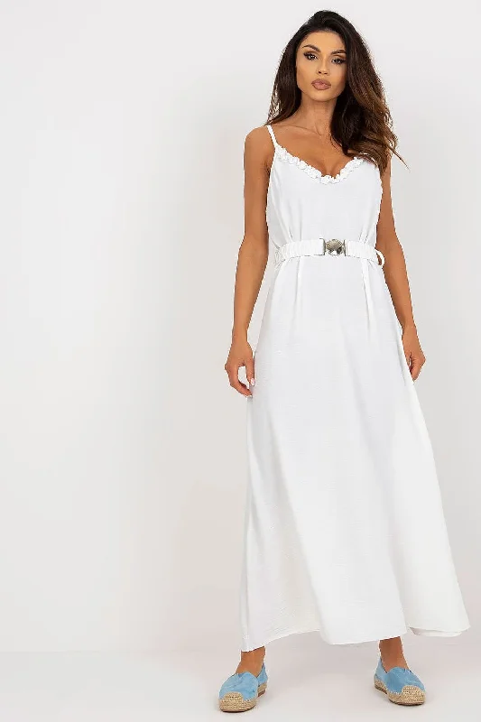 Long - Sleeved Maxi Dresses for Autumn and WinterOch Bella Ruffle Detail Belted Maxi Dress Long - Sleeved Maxi Dresses for Autumn and WinterOch Bella Ruffle Detail Belted Maxi Dress