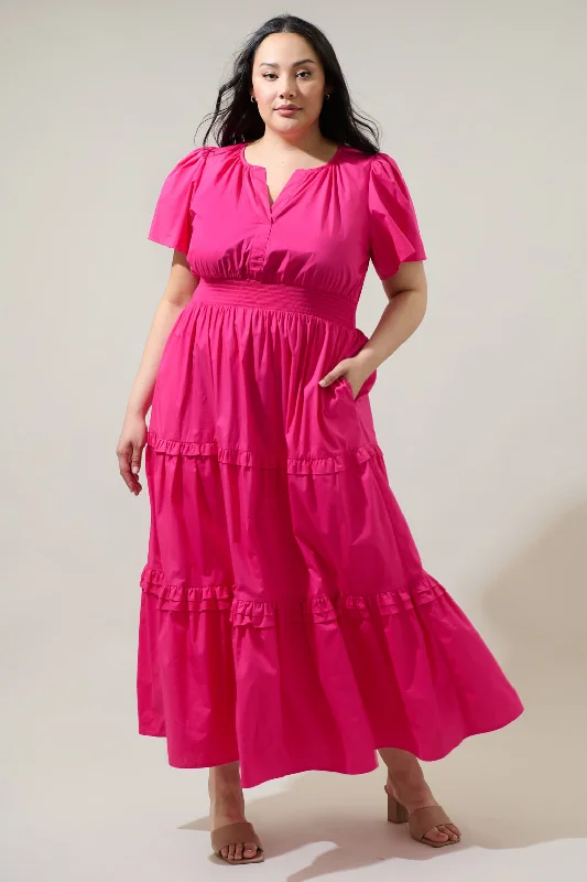 Maxi Dresses Paired with Cropped Tops for a Sexy and Trendy StyleFabia Palmer Poplin Tiered Maxi Dress Curve Maxi Dresses Paired with Cropped Tops for a Sexy and Trendy StyleFabia Palmer Poplin Tiered Maxi Dress Curve