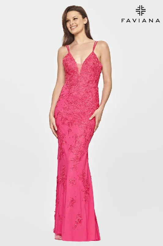 Fiery Red Maxi Dresses for a Dramatic LookFaviana Dress S10813