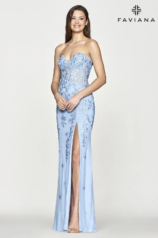 Maxi Dresses with Strap - Tie Details for a Personalized FitFaviana Glamour Dress S10664 Maxi Dresses with Strap - Tie Details for a Personalized FitFaviana Glamour Dress S10664