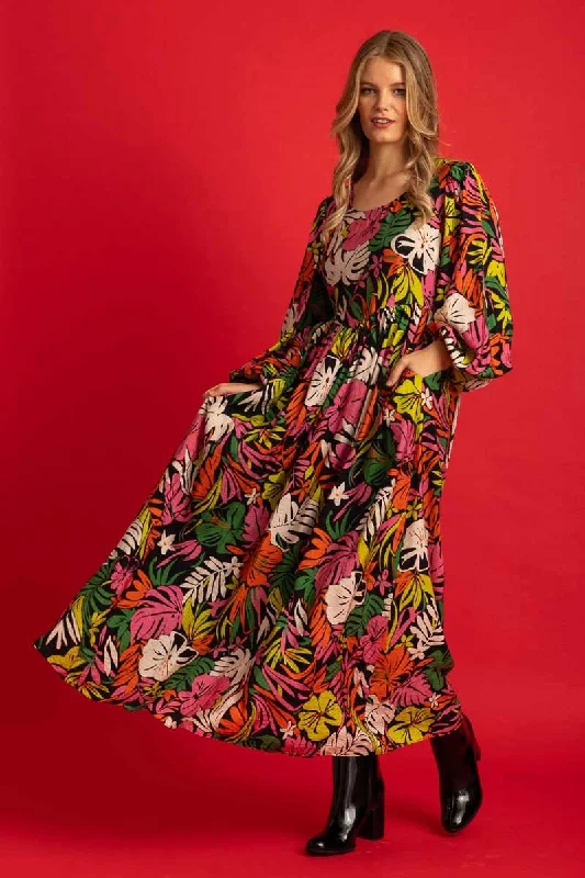 Sporty - Inspired Maxi Dresses for Active LifestylesFreya Maxi Dress Tropical