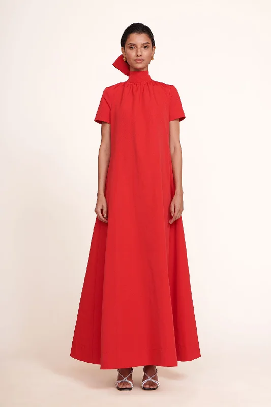 Long - Sleeved Maxi Dresses for Autumn and WinterILANA DRESS | POINSETTIA