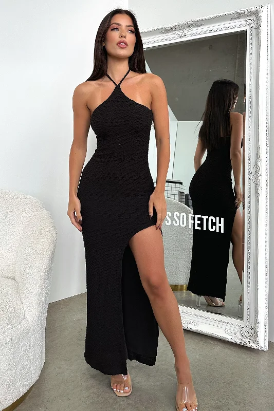 Maxi Dresses with Geometric Patterns for a Modern TwistJayda Maxi Dress - Black