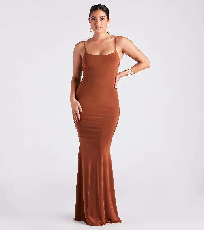 Maxi Dresses with Romantic Bows for a Feminine TouchKaitlyn Formal Square Neck Mermaid Long Dress Maxi Dresses with Romantic Bows for a Feminine TouchKaitlyn Formal Square Neck Mermaid Long Dress