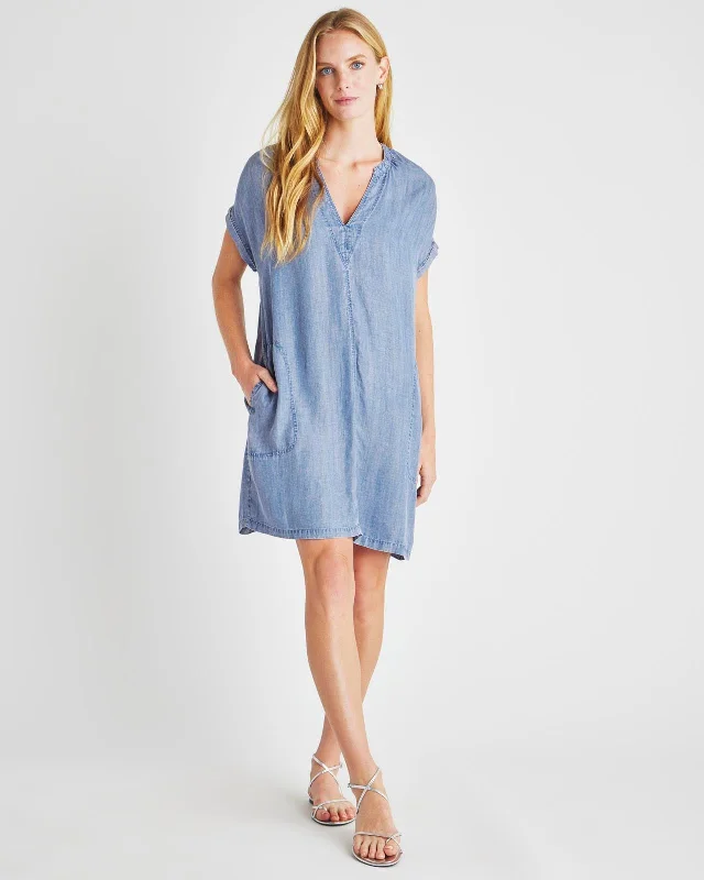 Sporty - Inspired Maxi Dresses for Active LifestylesLauren Indigo Dress