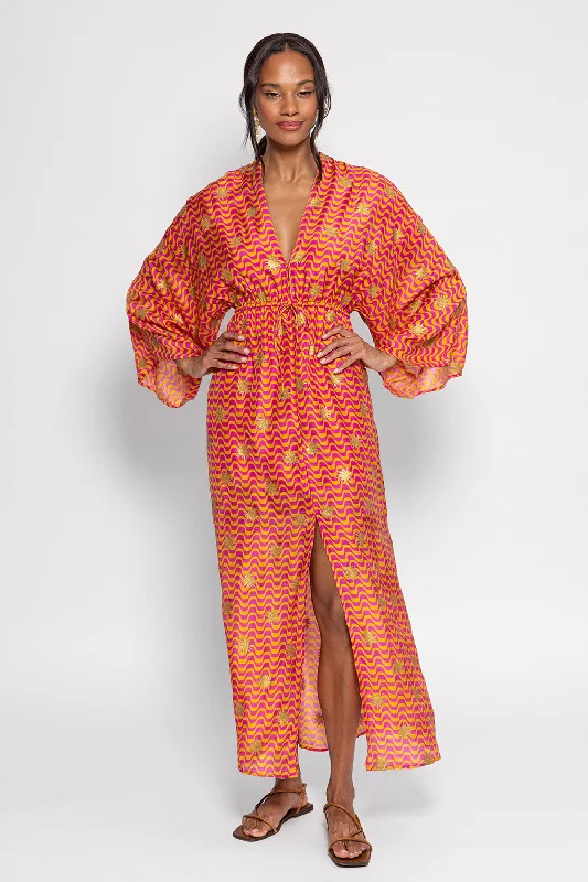 Maxi Dresses with Cinched Waists to Show Off FiguresSONIA LONG DRESS ARIZONA