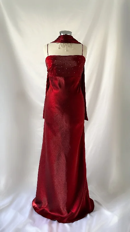 Maxi Dresses for Family Outings in the ParkStarlight Merlot Iridescent Embellished Maxi Dress Maxi Dresses for Family Outings in the ParkStarlight Merlot Iridescent Embellished Maxi Dress