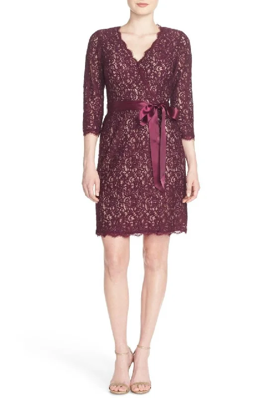 Sexy Backless Satin Party Dresses for Ladies' Night OutAdrianna Papell - Quarter Length Sleeves Lace Short Dress 41910400 Sexy Backless Satin Party Dresses for Ladies' Night OutAdrianna Papell - Quarter Length Sleeves Lace Short Dress 41910400