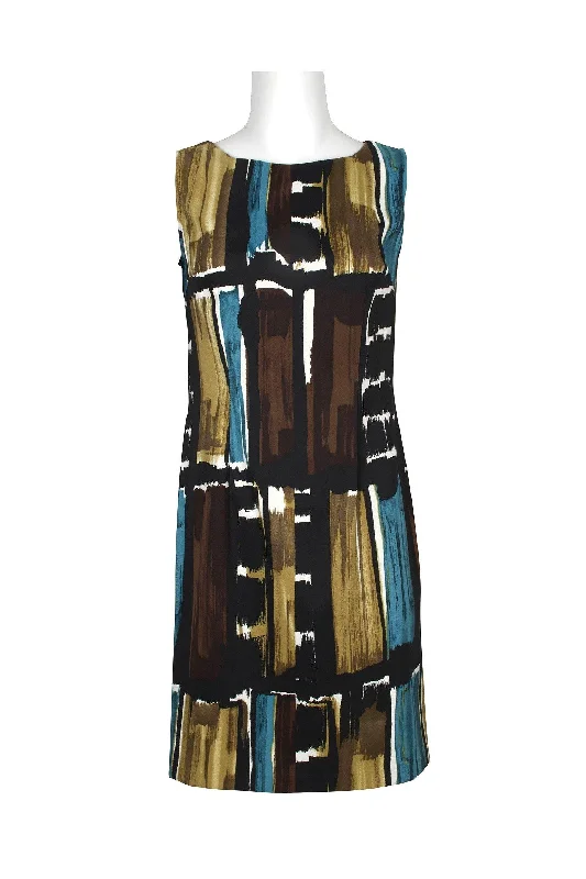 High Low Hem Party Dresses with Sheer Panel for Ladies' Fashion Forward LookConnected Apparel Short Sleeveless Print Dress High Low Hem Party Dresses with Sheer Panel for Ladies' Fashion Forward LookConnected Apparel Short Sleeveless Print Dress