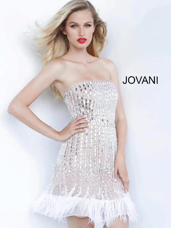 Sleeveless Party Dresses with Sequined Neckline for Ladies' Glamorous AppealJovani 67278 Short Cocktail Beaded Dress Sleeveless Party Dresses with Sequined Neckline for Ladies' Glamorous AppealJovani 67278 Short Cocktail Beaded Dress