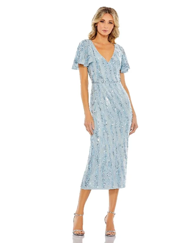 Long Party Dresses with Train for Ladies' Red Carpet EventsMac Duggal 93591 Short Mother of the Bride Dress Long Party Dresses with Train for Ladies' Red Carpet EventsMac Duggal 93591 Short Mother of the Bride Dress