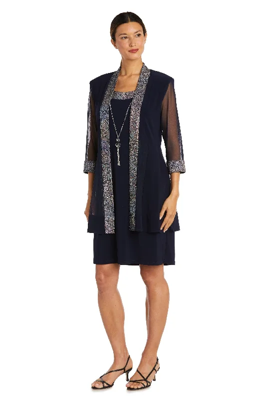 Party Dresses with Embroidered Tribal Patterns and Satin Sash for Ladies' Cultural and Stylish LookR&M Richards 9147P Short Piece Petite Jacket Dress Party Dresses with Embroidered Tribal Patterns and Satin Sash for Ladies' Cultural and Stylish LookR&M Richards 9147P Short Piece Petite Jacket Dress