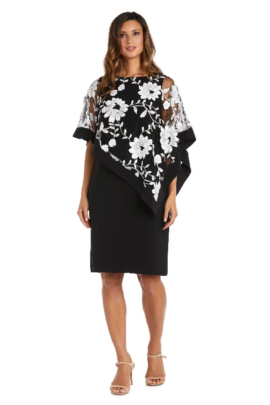One Shoulder Party Dresses with Lace Overlay for Ladies' Sophisticated AppealR&M Richards 2722 Short Mother Of The Bride Dress One Shoulder Party Dresses with Lace Overlay for Ladies' Sophisticated AppealR&M Richards 2722 Short Mother Of The Bride Dress