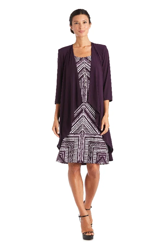 Vintage Inspired Party Dresses for Ladies' Retro Themed GatheringsR&M Richards 7587P Short Print Petite Jacket Dress Vintage Inspired Party Dresses for Ladies' Retro Themed GatheringsR&M Richards 7587P Short Print Petite Jacket Dress