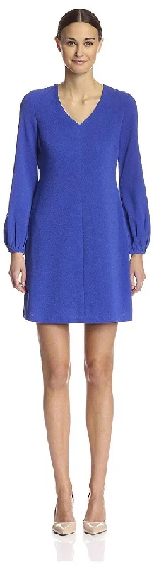 Empire Waist Party Dresses with Satin Sash for Ladies' Curvy Figure FlatteringTaylor - V Neck Long Sleeve Shift Dress 5803M Empire Waist Party Dresses with Satin Sash for Ladies' Curvy Figure FlatteringTaylor - V Neck Long Sleeve Shift Dress 5803M