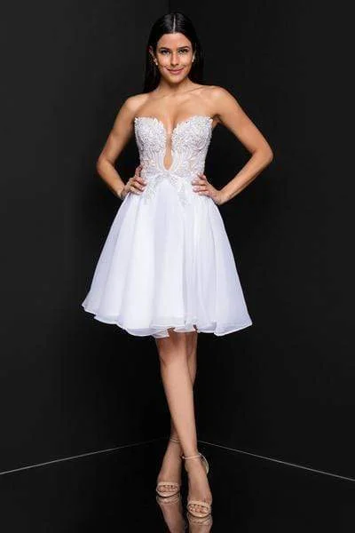 Bohemian Embroidered Party Dresses for Ladies' Beach PartiesTerani Couture - 1811P5100 Embroidered Plunging Sweetheart Dress Bohemian Embroidered Party Dresses for Ladies' Beach PartiesTerani Couture - 1811P5100 Embroidered Plunging Sweetheart Dress
