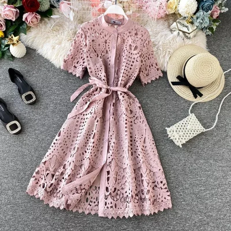 Midi dress for a night out at a club or partyCaline Vintage Dress