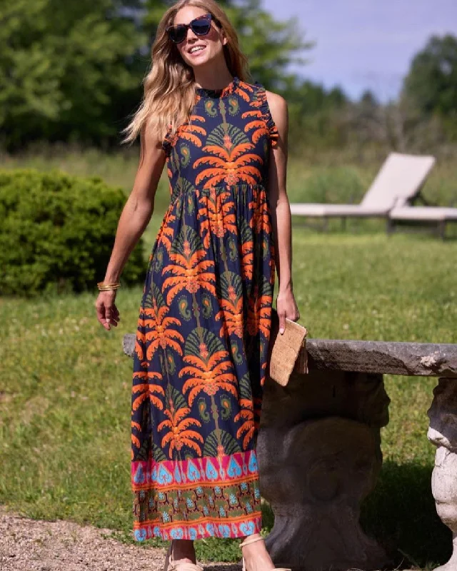 Midi dress for curvy figures with a flattering fitConstance Dress - Cotton Voile