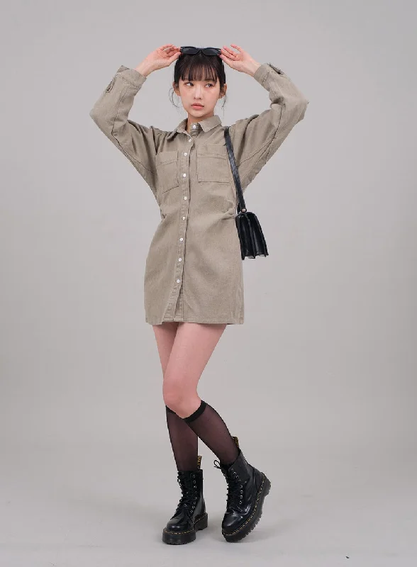 metallic mini dressesDenim Mini Dress C2701