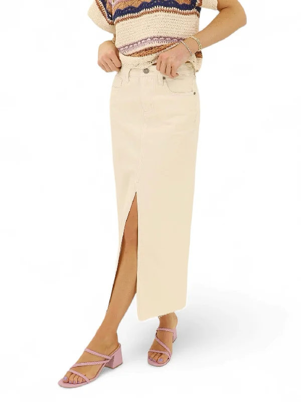 Midi dress for a school event such as a sports day or field tripSea Salt Denim Midi Skirt Midi dress for a school event such as a sports day or field tripSea Salt Denim Midi Skirt