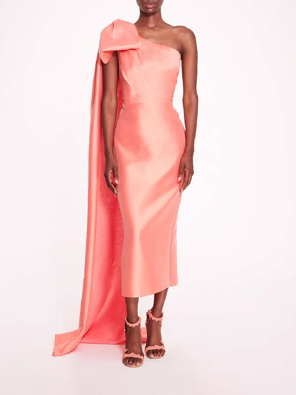Midi dress for a wedding as a guest in a more casual weddingSilk Mikado Midi Dress Midi dress for a wedding as a guest in a more casual weddingSilk Mikado Midi Dress