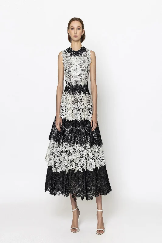 Midi dress for a barbecue with friends and familyNaja Saade RTW23-06