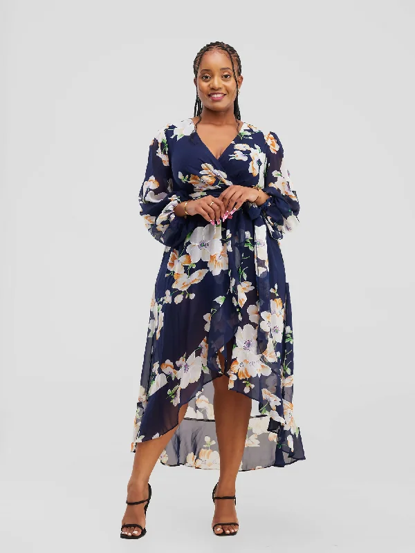 Midi dress for a church service in a more relaxed and modern churchNika Bonica Shani Dress - Navy Blue Midi dress for a church service in a more relaxed and modern churchNika Bonica Shani Dress - Navy Blue