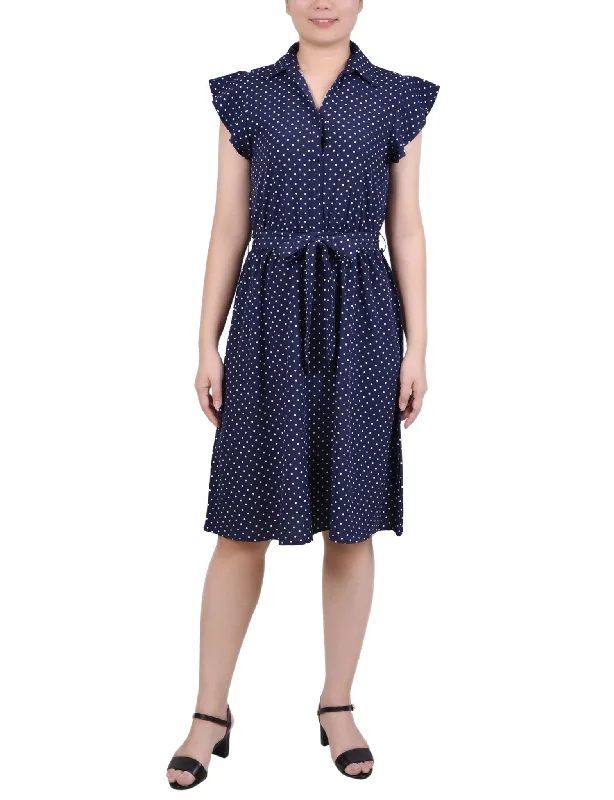 Navy White Dot