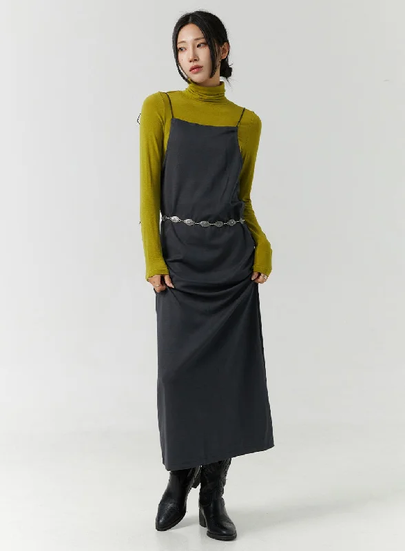Cape - sleeve midi dress for a unique and stylish appearanceOpen Back Strap Sleeveless Maxi Dress CN328 Cape - sleeve midi dress for a unique and stylish appearanceOpen Back Strap Sleeveless Maxi Dress CN328