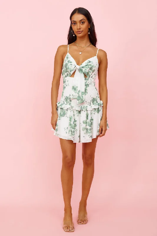 vintage style mini dressesSeaside Dreaming Dress Green