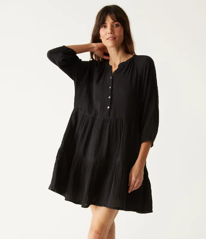 kawaii mini dressesSonia Tiered Gauze Dress