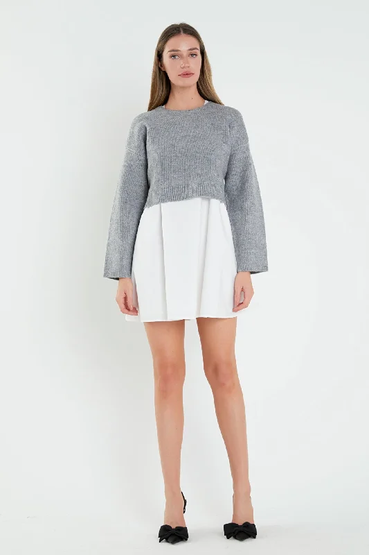 HEATHER GREY/WHITE