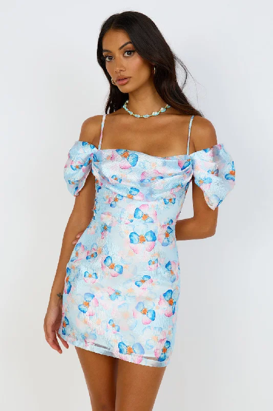 animal print mini dressesTake Me To Paris Dress Blue