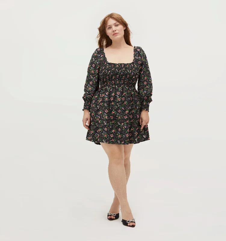 Belted midi dress to cinch the waist and enhance the figureThe Norah Nap Dress - Multi Berry Crepe Belted midi dress to cinch the waist and enhance the figureThe Norah Nap Dress - Multi Berry Crepe