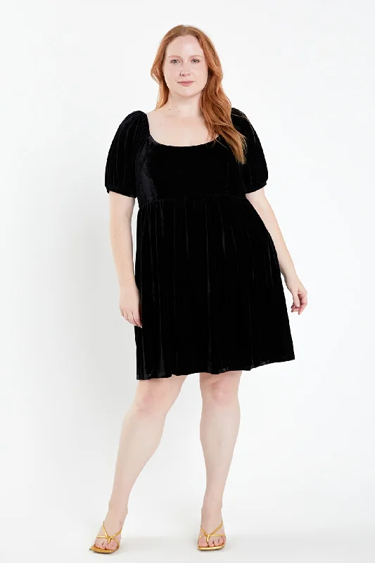 Asymmetric hem midi dress for a unique and fashionable styleVelvet Scoop Neck Midi Dress Asymmetric hem midi dress for a unique and fashionable styleVelvet Scoop Neck Midi Dress