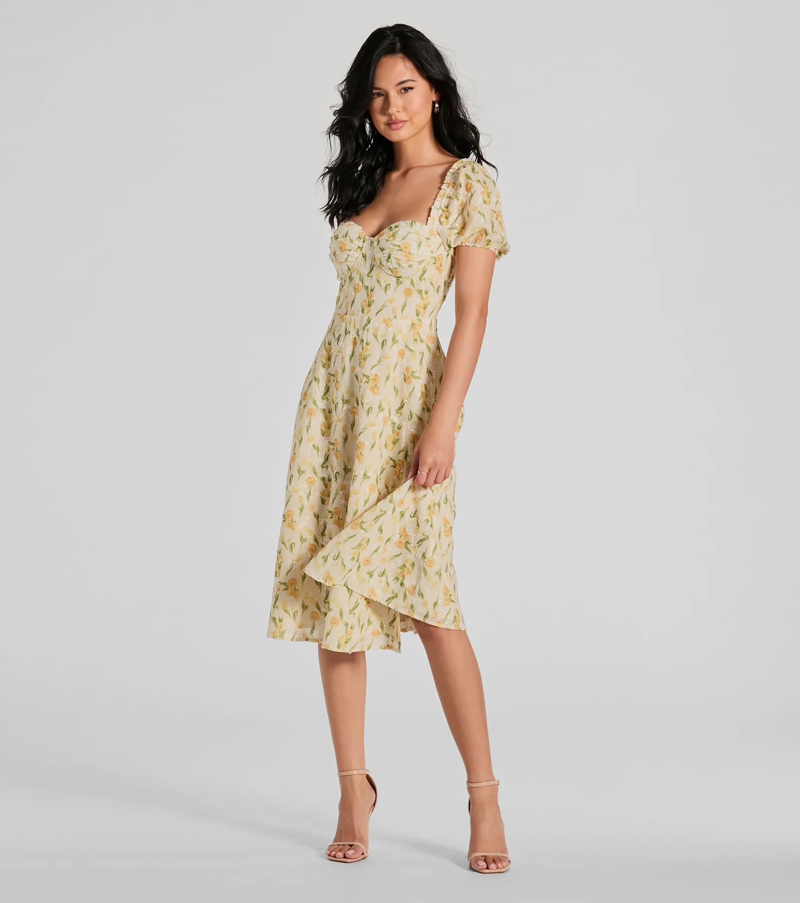 Luxury midi dress made from premium materialsWhen Life Gives You Lemons Sweetheart A-Line Midi Dress Luxury midi dress made from premium materialsWhen Life Gives You Lemons Sweetheart A-Line Midi Dress